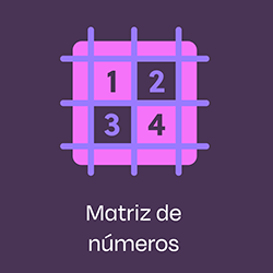 Matriz de n&uacute;meros de Pikado: matriz num&eacute;rica gratuita y configurable para contar de varias formas y buscar n&uacute;meros ocultos